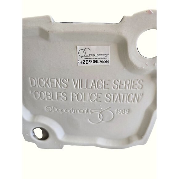 Heritage Village Collection Dickens Village Series Cobles Police Station Handpai - Picture 3 of 11